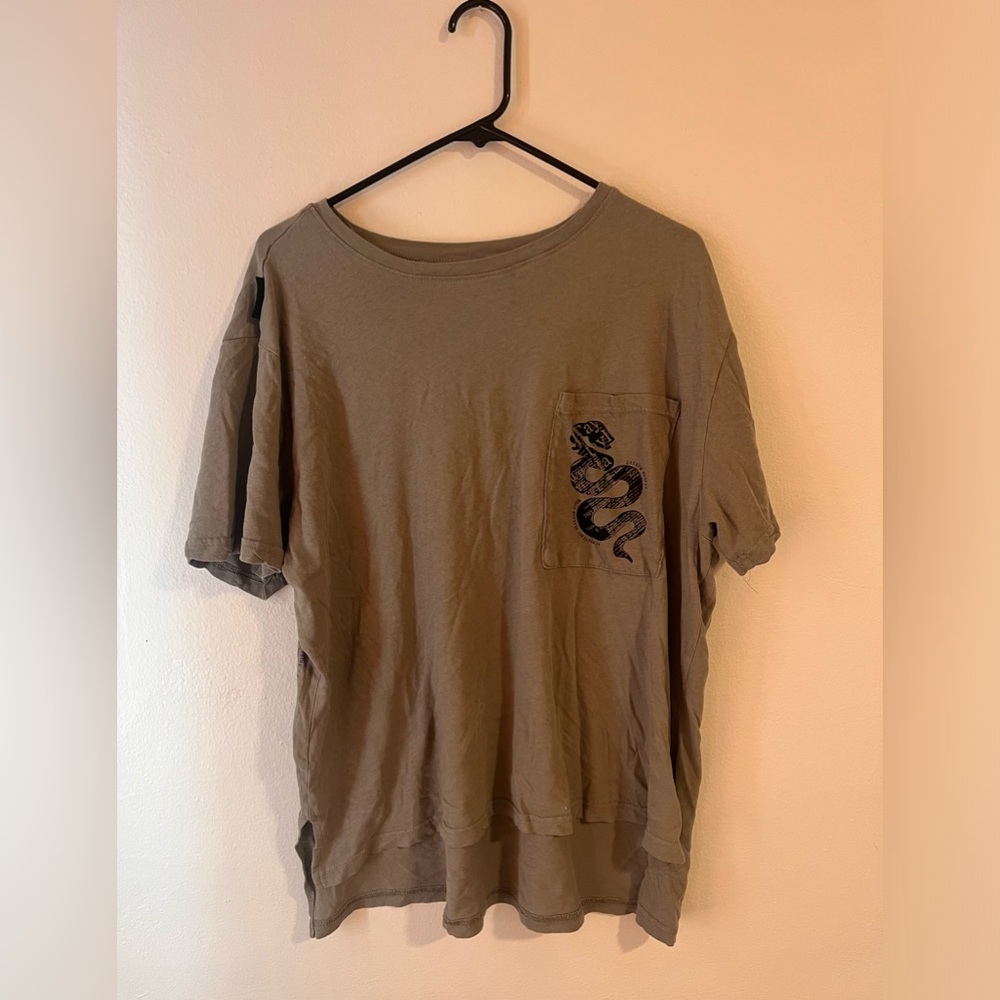 Taylor Swift Reputation Olive Green Shirt